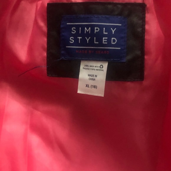 Black Snow Bib with Puffer Jacket, Youth - Picture 5 of 5